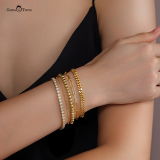 3mm Tennis Bracelet Moissanite Stacking