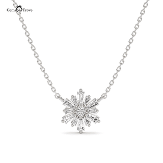 Stunning Diamond Starburst Necklace