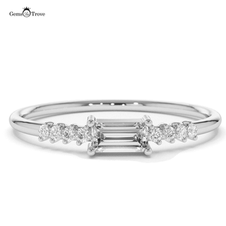 Emerald Cut Diamond Ring