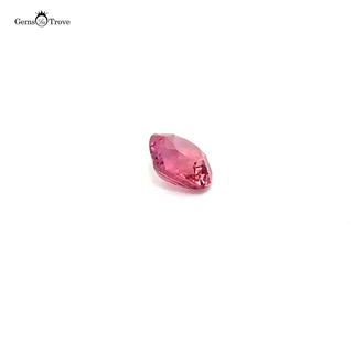 A rare Sri Lankan padparadscha sapphire, delicately on white background.