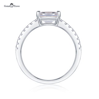 Classic Emerald Pave Radiance Ring