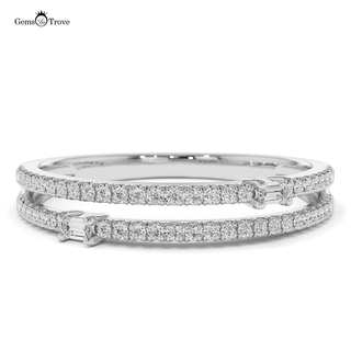 Intricate Twin Baguette Diamond Ring