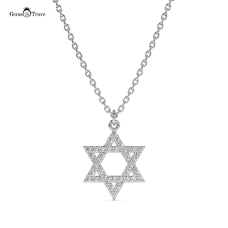 Sparkling Diamond Star Necklace