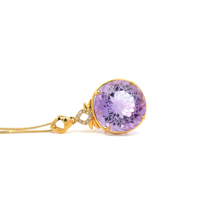 Amethyst Regal Round Pendant