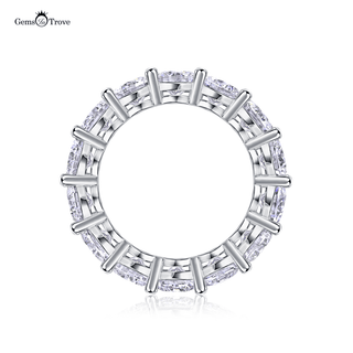 Moissanite Gems Troves Eternity Band