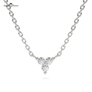 Trio Diamond Gold Pendant