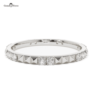 Pyramid Design Diamond Ring