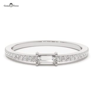 Elegant Baguette Diamond Ring