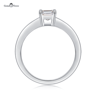 Classic Emerald Solitaire Radiance Ring