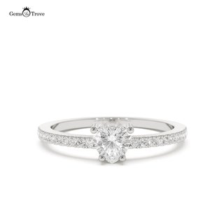 Elegant Diamond Heart Ring