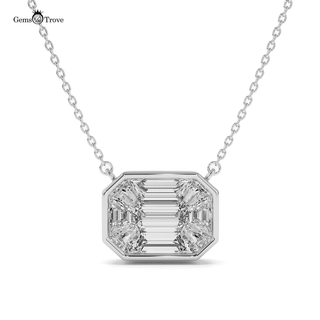 Illusion Diamond Gold Pendant