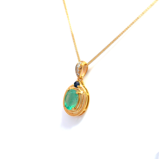 Celeste Verde Emerald Pendant