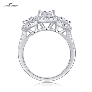 Timeless Halo Moissanite Ring