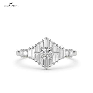 Art Deco Baguette Diamond Ring