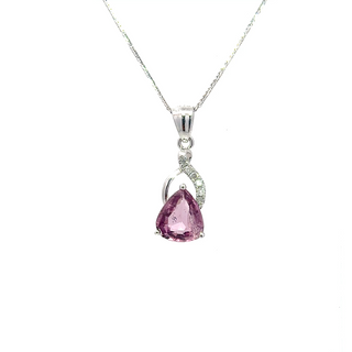 Soft Violet Spinel Petite Drop Pendant