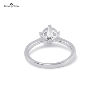 Classic 4 prong Moissanite Ring