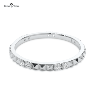 Pyramid Design Diamond Ring
