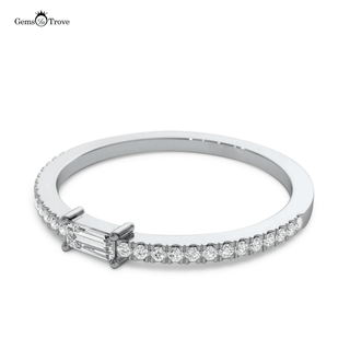 Elegant Baguette Diamond Ring