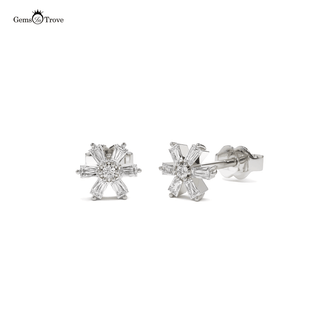 Sparkling Star Diamond Earrings