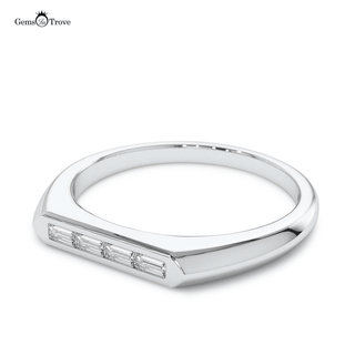 Four Baguettes Diamond Ring