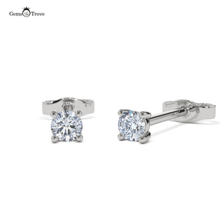 Elegant Diamond Prong Earrings
