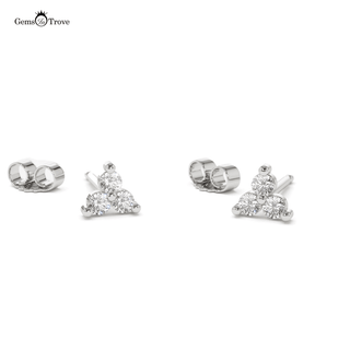 Elegant Diamond Stud Earrings