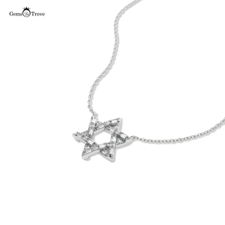 Sparkling Diamond Star Necklace