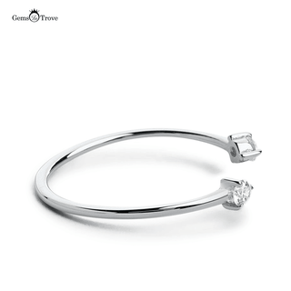 Minimalist Dual Diamond Ring