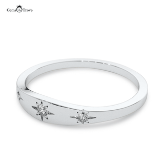 Star Design Diamond Band