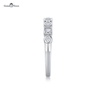 Symphony of Sparkles Moissanite Band