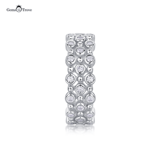 Lustrous Moissanite Sparkle Band