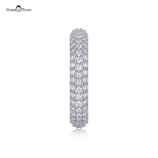 Elegant Moissanite Encrusted Band