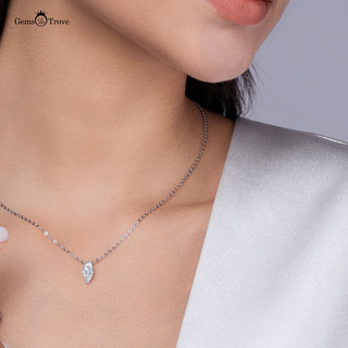 Classic Moissanite Marquise Necklace