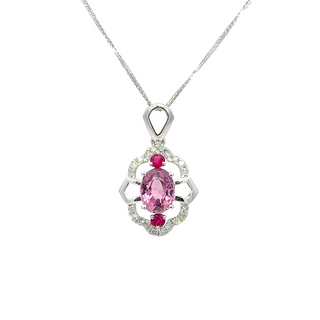 Celestial Spinel Halo Pendant