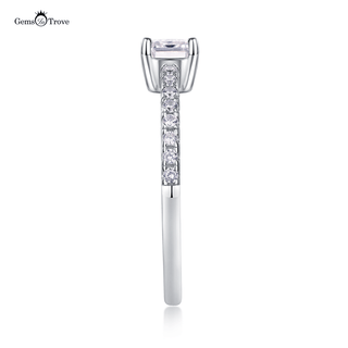 Classic Emerald Pave Radiance Ring