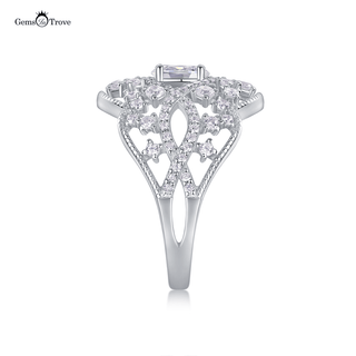 Dazzling Moissanite Symphony Ring