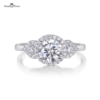 Radiant Moissanite Love Ring