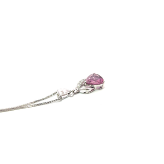 Soft Violet Spinel Petite Drop Pendant