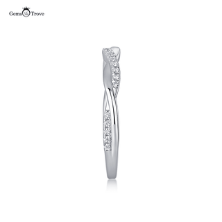 Luminous Moissanite Eternity Band