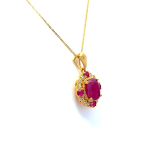 Élise Royale Ruby Pendant
