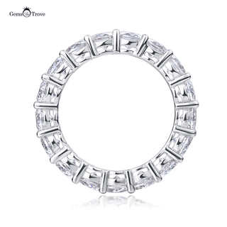 Moissanite Eternity Ring 925 Silver