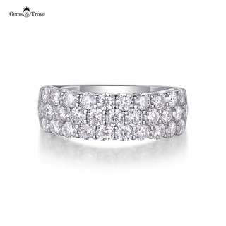 Sparkling Moissanite Promise Ring