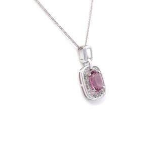 Oval Pink Spinel Classic Pendant