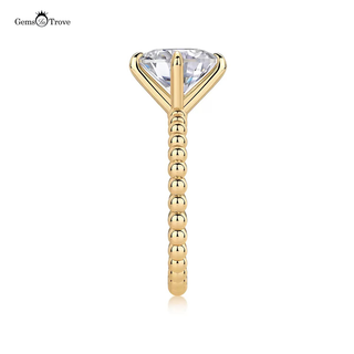 Unique Beads Moissanite Ring