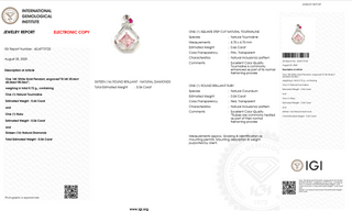 Radiant Pink Tourmaline Square Pendant