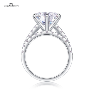 Round Moissanite Engagement Ring Stacks