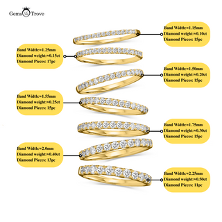 Classic Half Eternity Diamond Band