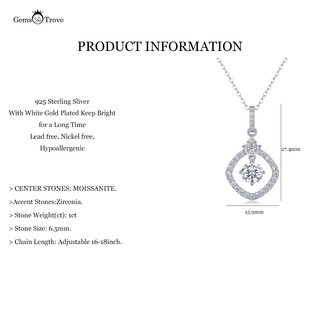 Eternal Moissanite Sparkle Pendant