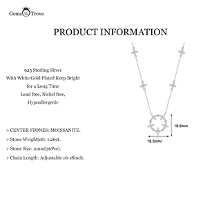 Stella Moissanite Pendant Necklace