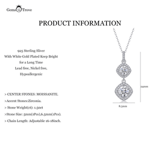 Amore Infinito Moissanite Pendant